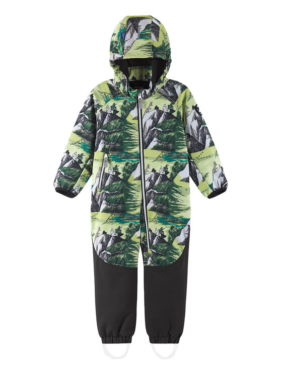 Reima Kombinezon softshell Moomin Mjosa 5100328C Zielony Regular Fit