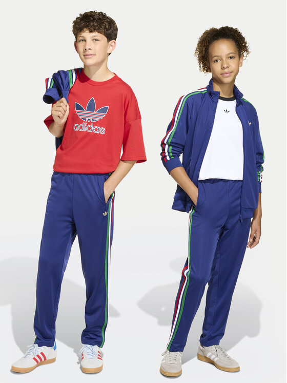 adidas Spodnie dresowe Firebird KC9503 Niebieski Regular Fit