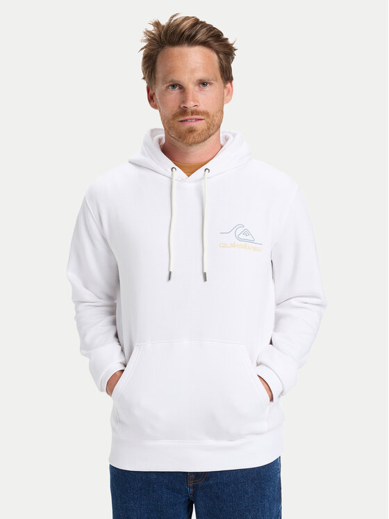 Quiksilver Bluza Light Waves EQYFT05168 Biały Regular Fit