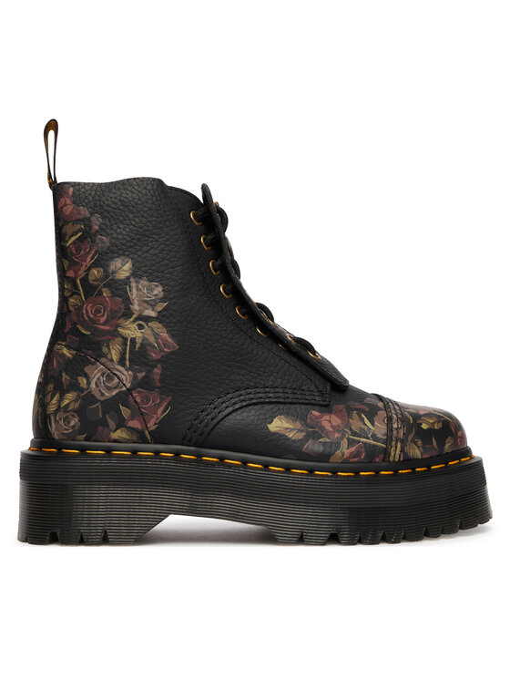Dr. Martens Trapery Sinclair Decayed Roses Tumbled Nappa  DM32050001 Czarny