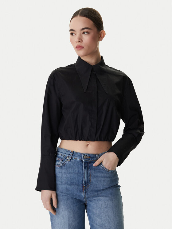 Vero Moda Koszula Melli 10330520 Czarny Regular Fit
