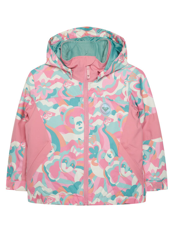 Roxy Kurtka narciarska Snowy Tale ERLTJ03025 Różowy Regular Fit