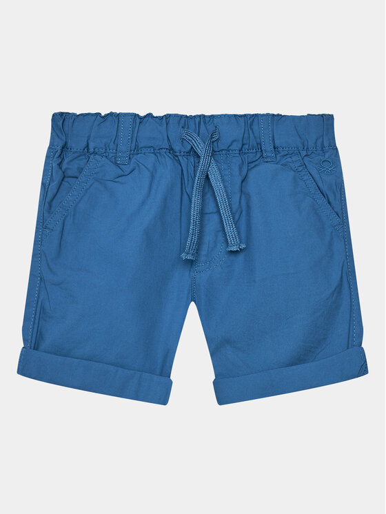 United Colors Of Benetton Szorty materiałowe 4AC7G900O Niebieski Regular Fit