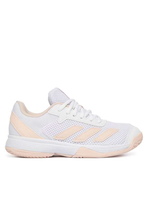 adidas Buty do tenisa Courtflash JR4449 Biały