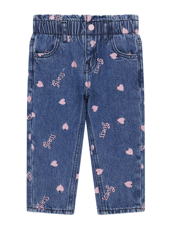 Guess Jeansy K6YA05 D1155 Niebieski Regular Fit