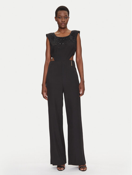 Fracomina Kombinezon FQ25SO2002W47601 Czarny Slim Fit