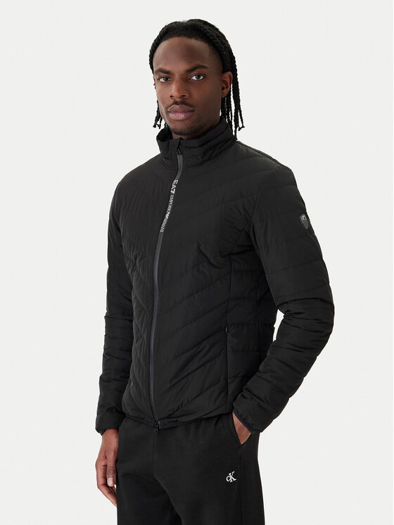 EA7 Emporio Armani Kurtka puchowa 8NPB13 PNE1Z 1200 Czarny Regular Fit
