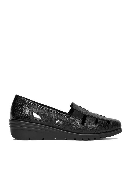 Rieker Półbuty L5358-00 Czarny