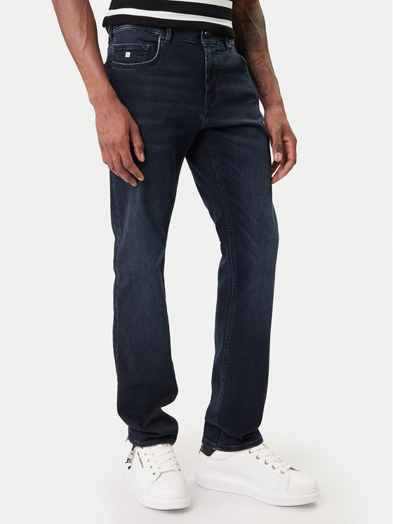 KARL LAGERFELD Jeansy 265501 500844 Granatowy Slim Fit