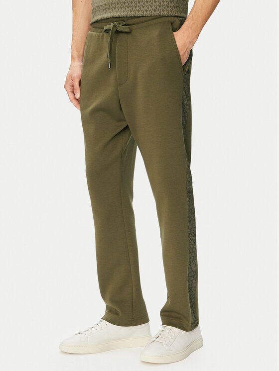MICHAEL Michael Kors Spodnie dresowe CF552Q65MF Khaki Regular Fit