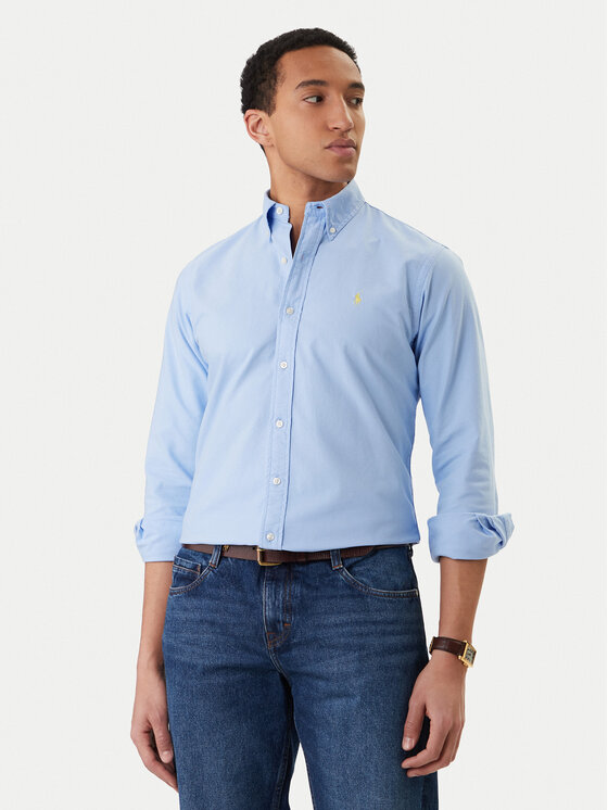 Polo Ralph Lauren Koszula 710805564509 Niebieski Regular Fit