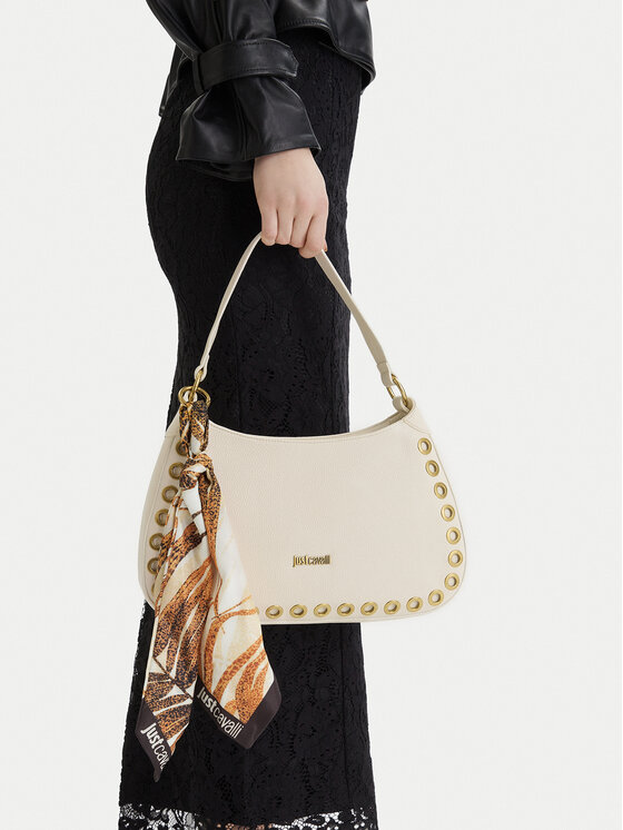 Just Cavalli Torebka 80RA4BF6 ZSB81 Kremowy