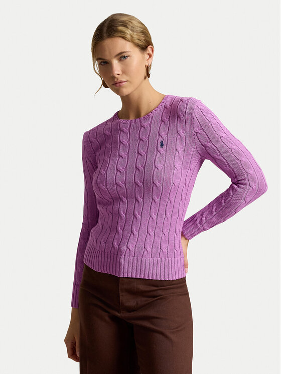 Polo Ralph Lauren Sweter 211971869511 Różowy Regular Fit