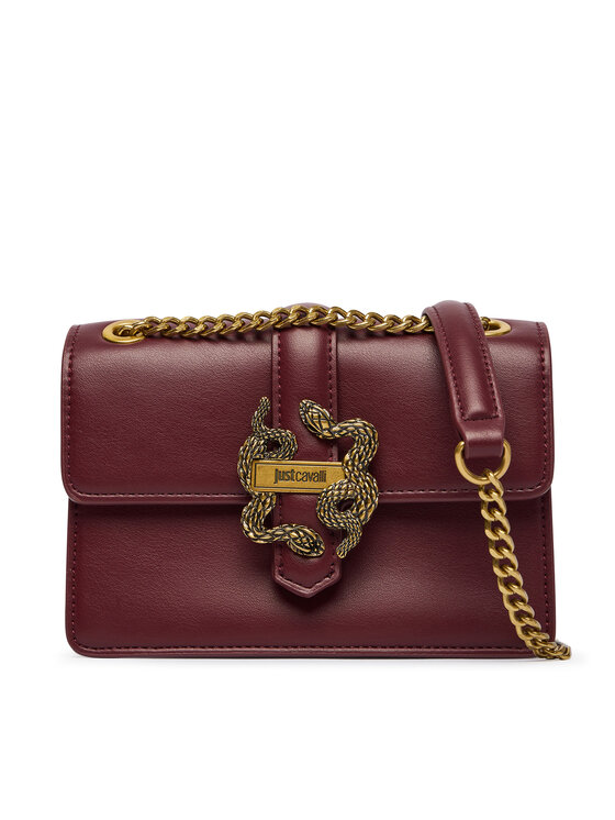 Just Cavalli Torebka Iconic Snakes 81RA4BA3 ZSA89 Czerwony ciemny