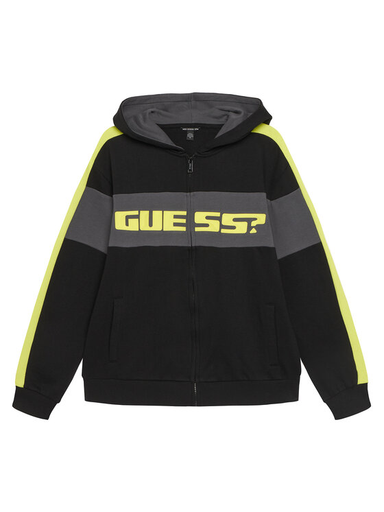 Guess Bluza L6RQ04 KA6R4 Czarny Regular Fit