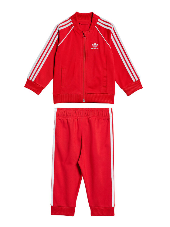adidas Dres adicolor SST IX7623 Czerwony Regular Fit