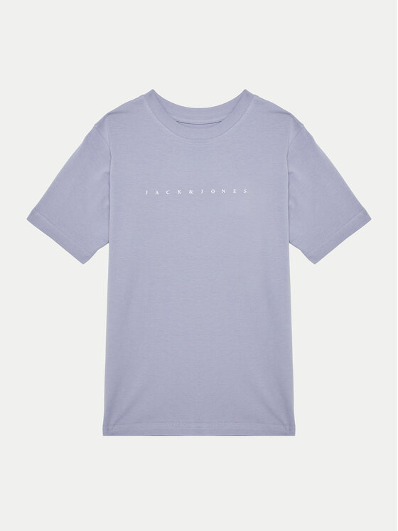 Jack & Jones Junior T-Shirt Star 12237435 Fioletowy Relaxed Fit