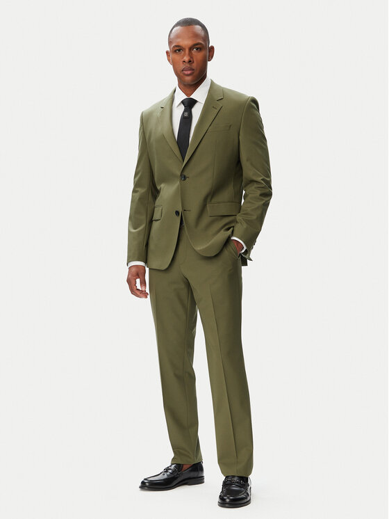 HUGO Garnitur Henry-Getlin253X 50567894 Zielony ciemny Slim Fit