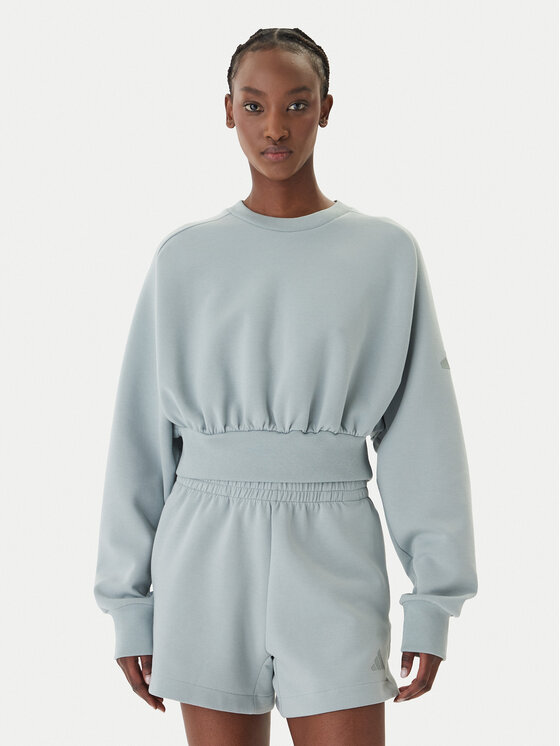 adidas Bluza Soft Lux KA7015 Zielony Loose Fit