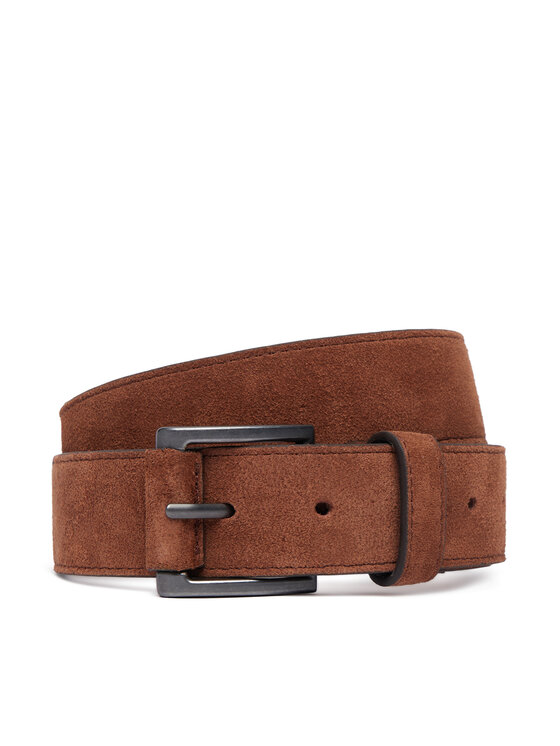 Tommy Hilfiger Pasek Th Soho Roller Suede 3.5 AM0AM14554 Brązowy