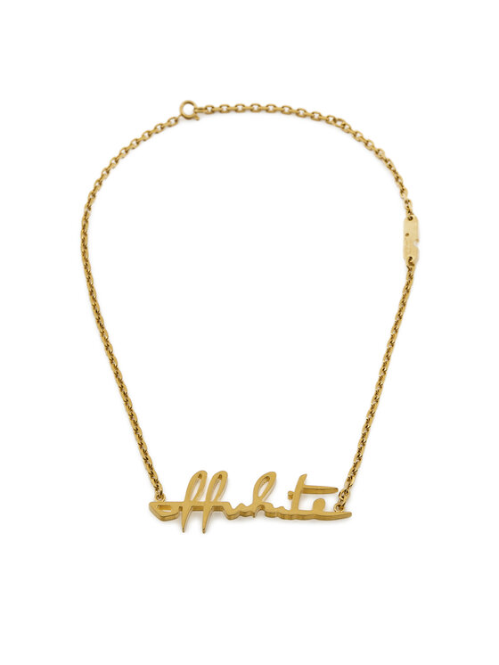 Off-White Naszyjnik OWOB026R21MET0017600 Złoty