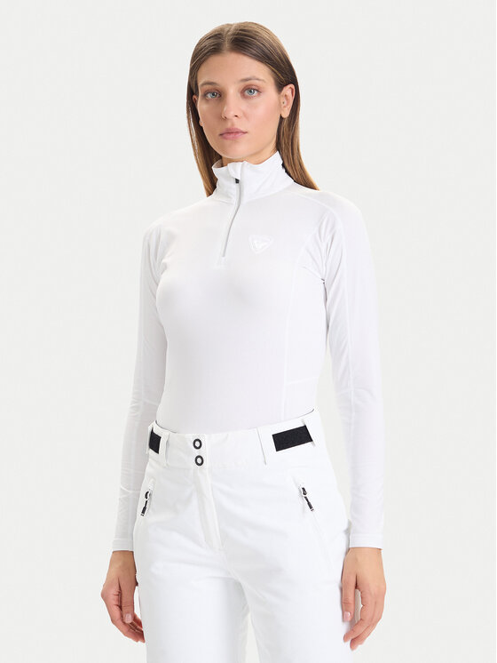Rossignol Bluza techniczna Classique RLMWL08 Biały Slim Fit