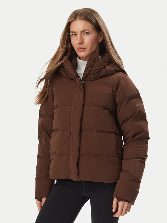 Columbia Kurtka puchowa Amaze Puff 2133714 Brązowy ciemny Regular Fit