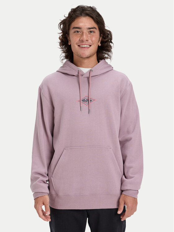 Quiksilver Bluza Graphic  EQYFT05131 Fioletowy Regular Fit