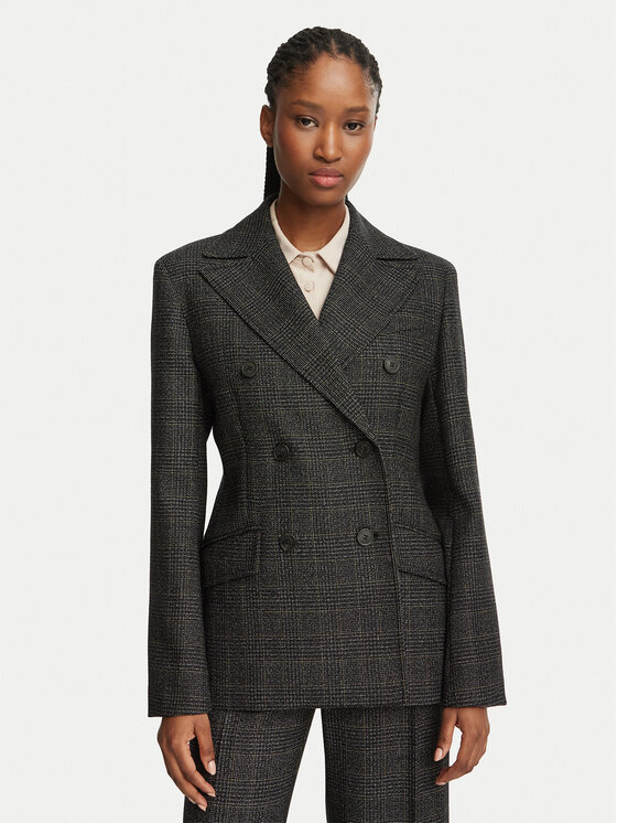 Weekend Max Mara Marynarka Occhio 2625046032 Szary Regular Fit