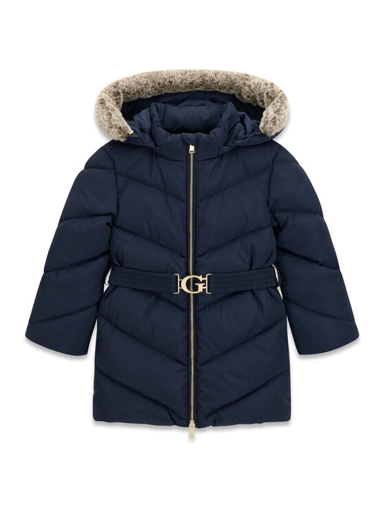 Guess Kurtka zimowa K6BL03 W3963 Granatowy Regular Fit