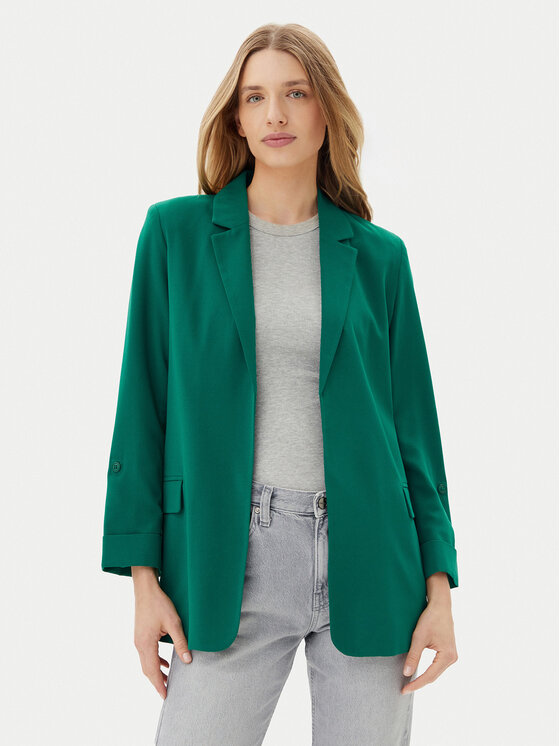 ONLY Marynarka Leila 15310948 Zielony Loose Fit