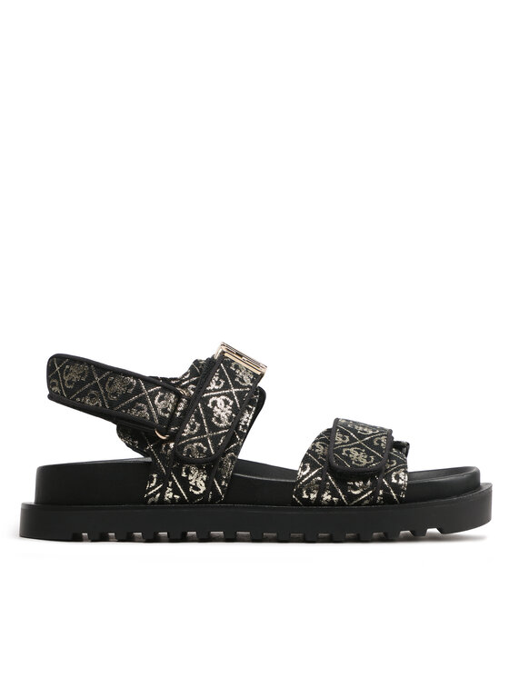 Guess Sandały Fabelis FL6FBS FAL03 Czarny
