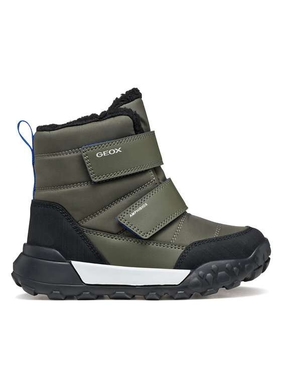 Geox Śniegowce J Trekkyup Boy B Abx J66MBA 0FU54 C3XK4 D Zielony ciemny