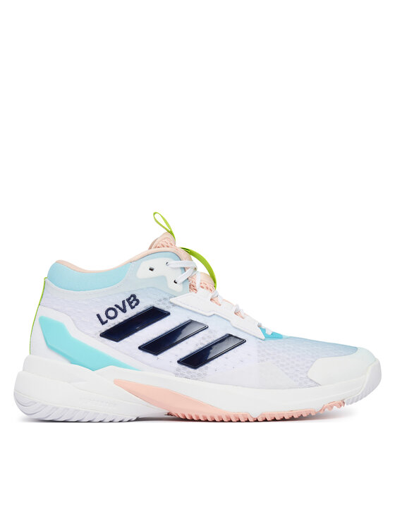 adidas Buty halowe Crazyflight 6 Mid HQ0112 Biały