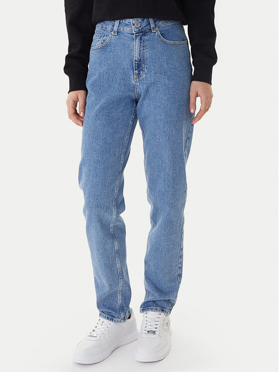 Karl Lagerfeld Jeans Jeansy B1W10076 Niebieski Mom Fit