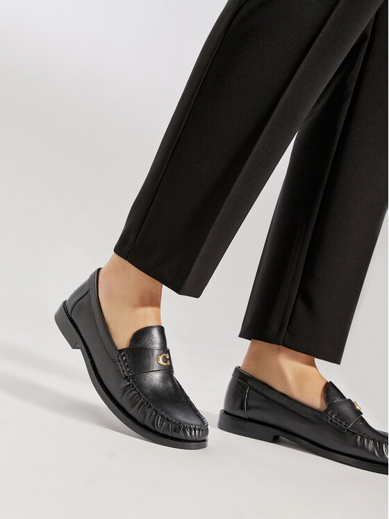 Coach Mokasyny Jolene Lthr Loafer CK017 Czarny