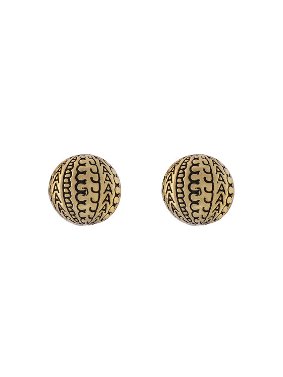 Marc Jacobs Kolczyki The Monogram Stud 2S4JER001J53 Złoty