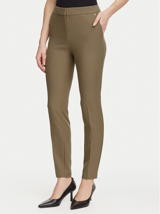 HUGO Spodnie materiałowe Hagonia-1 50539991 Brązowy jasny Slim Fit