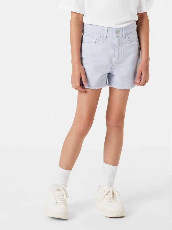 NAME IT Szorty jeansowe 13239003 Niebieski jasny Mom Fit