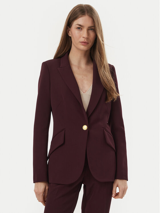 Marciano Guess Marynarka G6YN03 W3121 Fioletowy Slim Fit