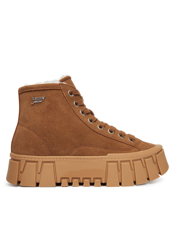 Tommy Jeans Trzewiki Tjw Platform Sneaker Mc Wl EN0EN03134 Brązowy