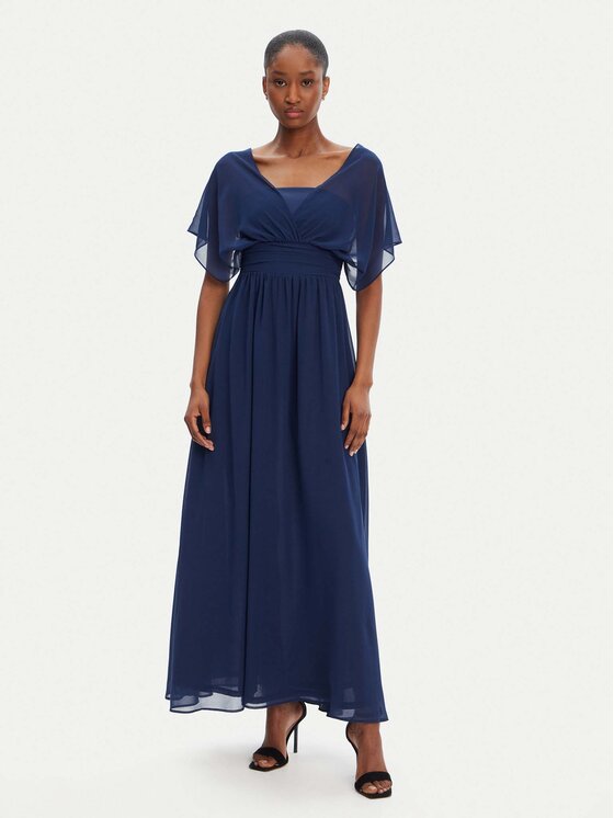Marella Sukienka wieczorowa Amal 2515221342 Granatowy Regular Fit