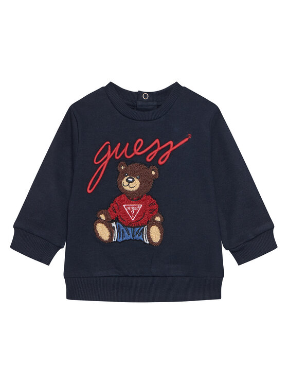 Guess Bluza H5YT00 KAX74 Granatowy Regular Fit