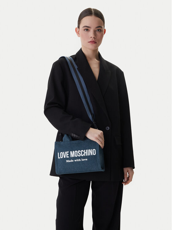 LOVE MOSCHINO Torebka JC4055PP1OLG170A Niebieski