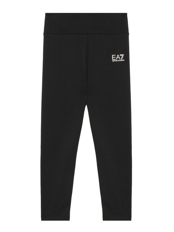 EA7 Emporio Armani Legginsy 7G000171 AF12484 MC001 Czarny Slim Fit