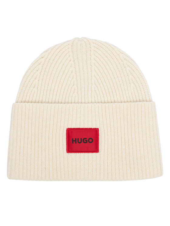 HUGO Czapka Saffa 50502579 Kremowy