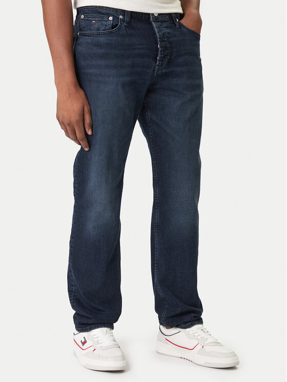Tommy Jeans Jeansy Ryan DM0DM22588 Fioletowy Slim Fit