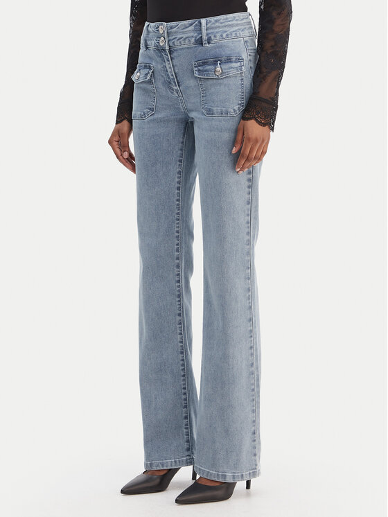 Morgan Jeansy 241-POLEN1 Niebieski Bootcut Fit