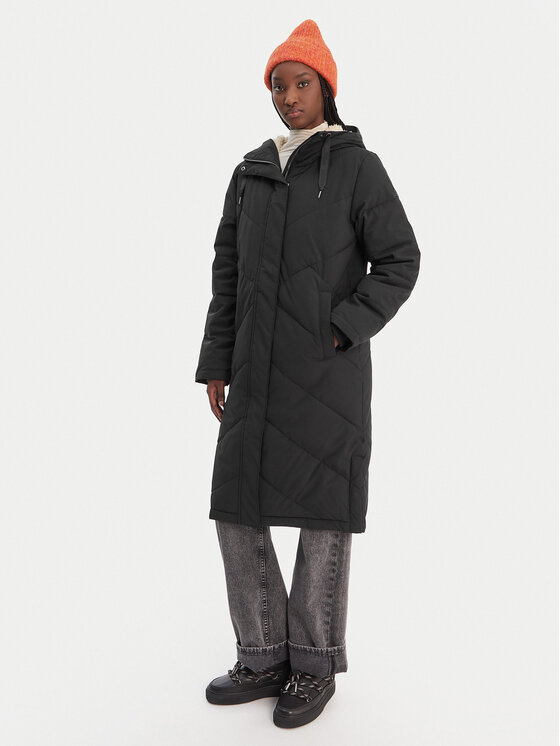 Roxy Kurtka zimowa Ellie ERJJK03653 Czarny Regular Fit