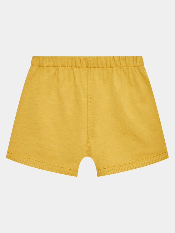 United Colors Of Benetton Szorty materiałowe 3MI5A9008 Żółty Regular Fit